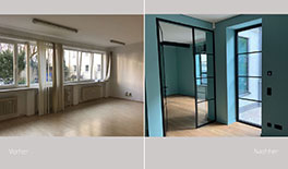 Büroumbau mit Fassadensanierung - M-Sendling-  Tina Assmann